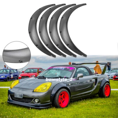 Kit de carrocería de cubierta de arco de rueda ancho para guardabarros de fibra de carbono para Toyota MR2 Spyder Foto 1 de 4