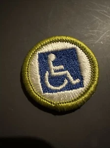 BSA - Handicap Awareness Verdienstabzeichen 80er Jahre oder früher - Bild 1 von 3