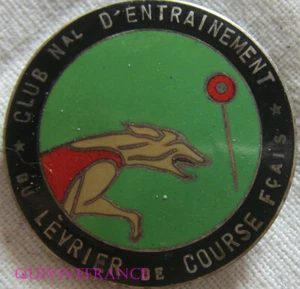 BG13333 - INSIGNE BADGE CLUB D'ENTRAINEMENT DU LEVRIER DE COURSE FRANÇAIS - Picture 1 of 2