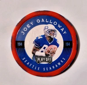 NFL Playoff 1997 Joey Galloway CHIP Red #194 Seattle Seahawks - Picture 1 of 3