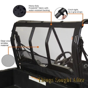 Polaris Ranger Vinyl Rear Window 2002-2003 425 2x4 500 4x4 6x6 & Crew Back Panel - Foto 1 di 5