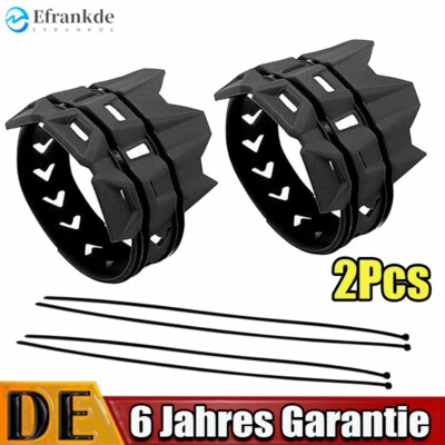 2x Universal Silikon Motorrad Auspuff Hitzeschild Rohrschutz Abdeckungsschutz - Bild 1 von 4