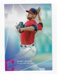 SHANE BIEBER 2020 TOPPS X STEVE AOKI WAVE 1 CARD 4 CLEVELAND INDIANS