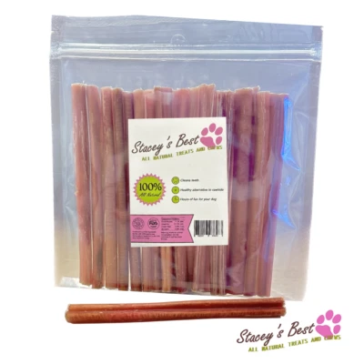 STACEYS BEST 6 inch JUNIOR BULLY STICKS for dogs, Excellent Dog Chew and Treat (15 pcs/pack)