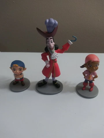 Disney Jake The Neverland Pirates PVC Toy Figures Lot of 3 Cover
