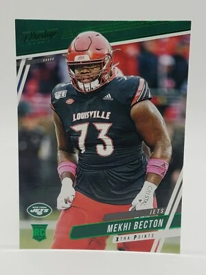 2020 Prestige Mekhi Becton Green Xtra Points RC #252 Louisville / Jets 🔥🔥 - Image 1 of 2