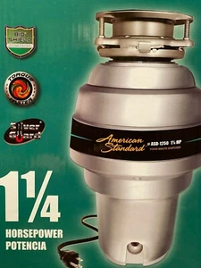 Nuevo eliminador de residuos American Standard 1,25 HP cocina alimentos eliminación silenciosa de basura - Imagen 1 de 6