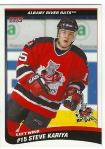 Steve Kariya 2003-04 Albany River Rats (AHL)