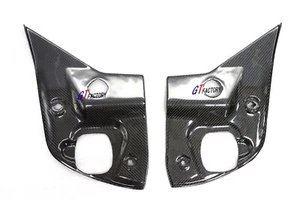 2 PIECES CARBON COOLING RADIATOR PLATE PANEL COWL FOR TOYOTA SUPRA A90 - Picture 1 of 2