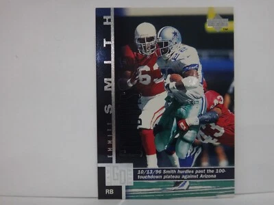 1997 Upper Deck Football Card #133 Emmitt Smith Game Dated - Image 1 of 2