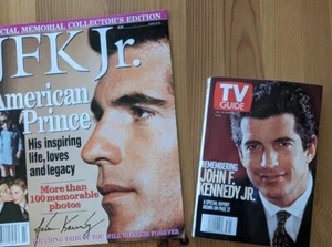 Two 1999 Publications: "JFK, Jr American Prince" & TV Guide "Remembering JFK, Jr - Imagen 1 de 8