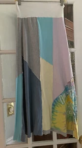 Sacred Threads Maxi Skirt Womens Colorful Islander Patchwork Pull On Unlined - Picture 1 of 7