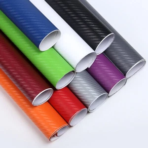 3D Carbon Vinyl Wrap Sheet Car Wrap film automotive vinyl wrap Air Bubble Free - Picture 1 of 57