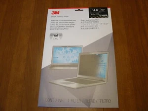 New 3M Black Privacy Filter for 14" Widescreen Laptop, PF14.0W9B - Picture 1 of 1