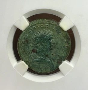 Trajan AE As Bronze Roman Coin AD 98-117, NGC VF - Picture 1 of 6