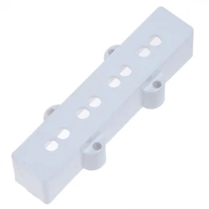 NEW 1 COVER PU BRIDGE JAZZ BASS 4 cordes - Blanc - Guitare JBass - Imagen 1 de 4