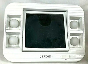 Jerdon LED Lighted Makeup Mirror 1x / 5x Magnification Vanity/Travel Mirror - Picture 1 of 11