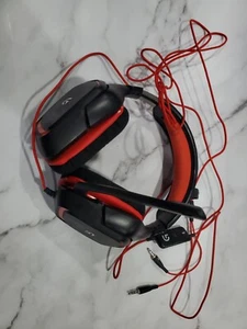 Logitech G230 Black/Red Over the Ear Gaming Headset - Picture 1 of 5