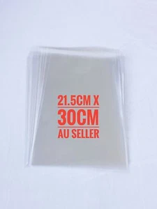 21.5 x 30cm Self Adhesive Seal Clear CELLO Bags - 200p cellophane bag packaging - Picture 1 of 2