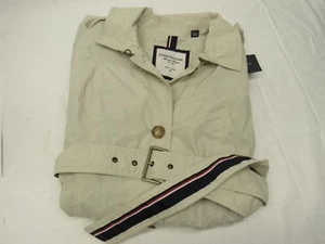 Tommy Hilfiger Women's Belted Rain Coat, Sand, Large - Picture 1 of 3