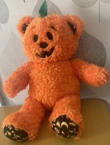 BUILD A BEAR BAB PUMPKIN JACK-O-LANTERN HALLOWEEN LIGHT UP BEAR 2022 KIDS ADULT - Picture 1 of 15
