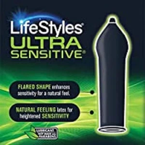 LifeStyles Ultra Sensitive Lubricated Latex Condoms - 50ct - FAST SHIPPING - Picture 1 of 4