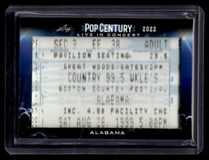 2022 Leaf Pop Century Live In Concert Ticket Alabama