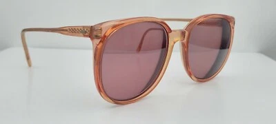 Vintage J.B. Award Brown Round Horn Rimmed Sunglasses Hong Kong FRAMES ONLY - Image 1 of 4