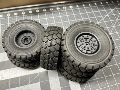 6 Rc4wd Humvee 1.9 Beadlock Räder mit Mil Spec ZXL Reifen 6x6 sechs - Bild 1 von 4