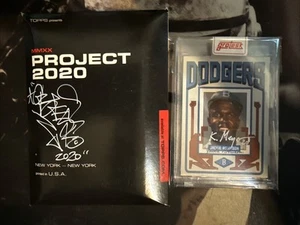 Topps Project 2020 #210 Jackie Robinson by Grotesk Artist Auto - Card & Box #/95 - Picture 1 of 4