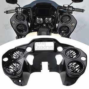 Quad 6.5" Double DIN Inner Fairing Speaker pods For Harley Road Glide 2015-2023 - Bild 1 von 20