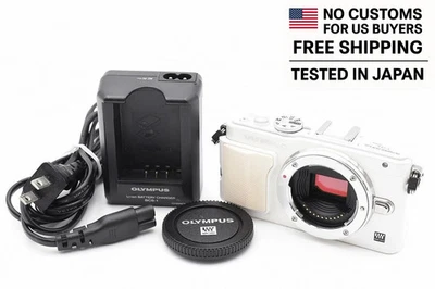 Cuerpo de cámara Olympus PEN E-PL6 M4/3 sin espejo blanco prueba JP sin trabajo casi nuevo Foto 1 de 4