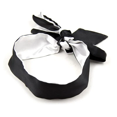 Blindfold satin cloth adult training supplies blackout mask belt - Image 1 of 4