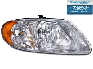 For 01-07 Chrysler Voyager Town Country Dodge Caravan Grand Headlight Right - Imagen 1 de 7