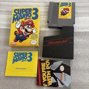 Super Mario Bros. 3 (Nintendo NES, 1990) sauber komplett CIB Box Handbuch sehr guter Zustand - Bild 1 von 24