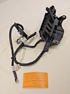 15-21 MERCEDES C300 W205 BATTERY JUNCTION CABLE WIRE HARNESS A2054402236 OEM - Picture 1 of 17