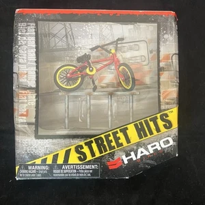 Flick Trix Street Hits Haro BMX Finger Bike W/flat Bar Rail NEW Damaged Box - Picture 1 of 4