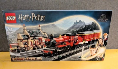 LEGO 76423 Harry Potter Hogwarts Express & Hogsmeade Station *Sealed Dented Box* - Image 1 of 3