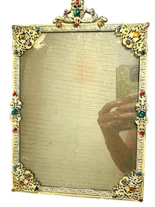 RARO Y FABULOSO MARCO DE FOTOS "JOYADO" Apollo Studio de 1920!  Firmado - Imagen 1 de 3