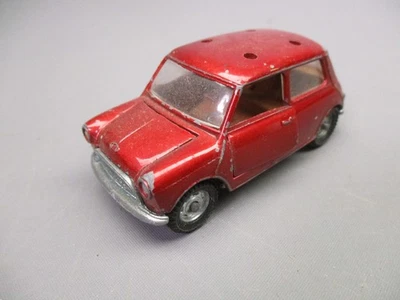 AN640 MEBETOYS 1/43 MORRIS MINI MINOR INNOCENTI GRAN SUPER SKI REF A-61 ROUGE - Photo 1/4