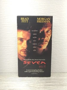 Seven (VHS, 1995) Crime Thriller, Brad Pitt, Morgan Freeman, Gwyneth Paltrow - - Picture 1 of 3