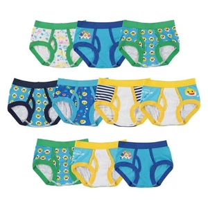 Baby Shark boys Underwear Multipacks Briefs, Shark Tb 10pk, 4T US - Picture 1 of 7