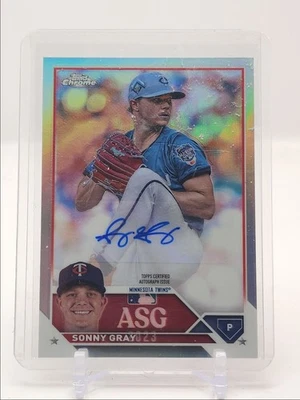 SONNY GRAY 2023 TOPPS CROMO ASG AUTÓGRAFO REFRACTOR AUTOMÁTICO Q4408 Foto 1 de 2