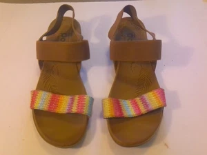 POP Sandals Slingback Comfort Fit Size9M Multi-Color - Picture 1 of 4