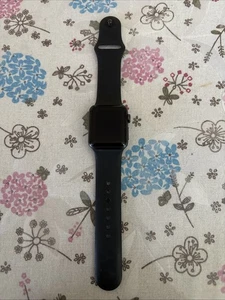 Apple Watch Series 3 GPS, 38mm, Space Gray Aluminum Case, Black Band - Picture 1 of 5