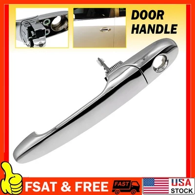 Exterior Door Handle Chrome Front Left Driver Side for Buick Chevy Saturn B Foto 1 de 4