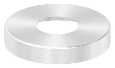 EDELSTAHLONLINE24 Abdeckrosette 85 x 15mm, Wandstärke 1mm, Bohrung ø 34mm