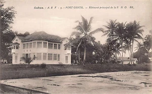 Gabón - PORT-GENTIL - Edificio principal de la S.H.O. - Publ. Bloque 5 - Imagen 1 de 2