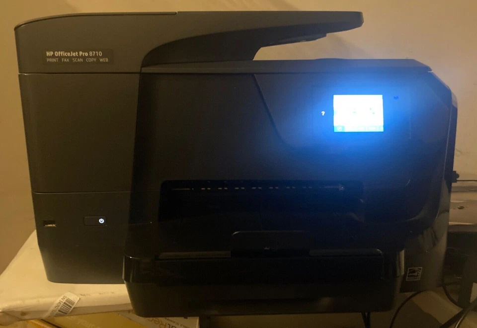 HP Officejet Pro 8710 All-In-One Wireless Printer - Black - Image 1 of 1