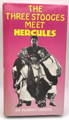 Vintage The Three Stooges Meet Hercules 1993 VHS VG! - Image 1 of 2